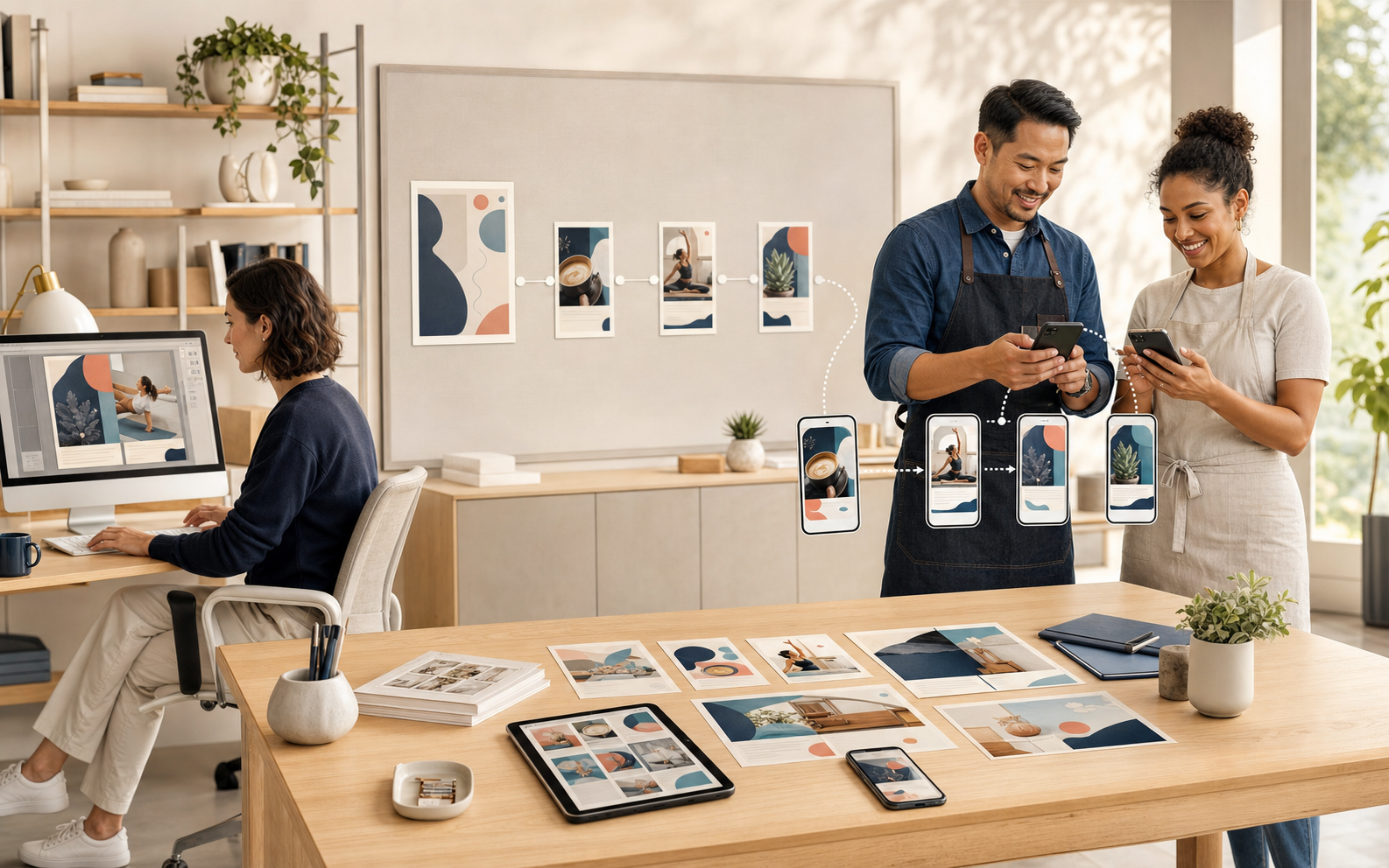AI-Powered Local Business Content Platform project illustration